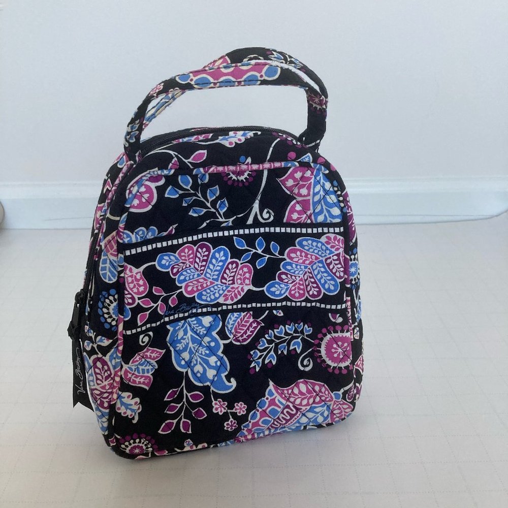 Vera Bradley Mini Floral Print Zippered Closure Bag